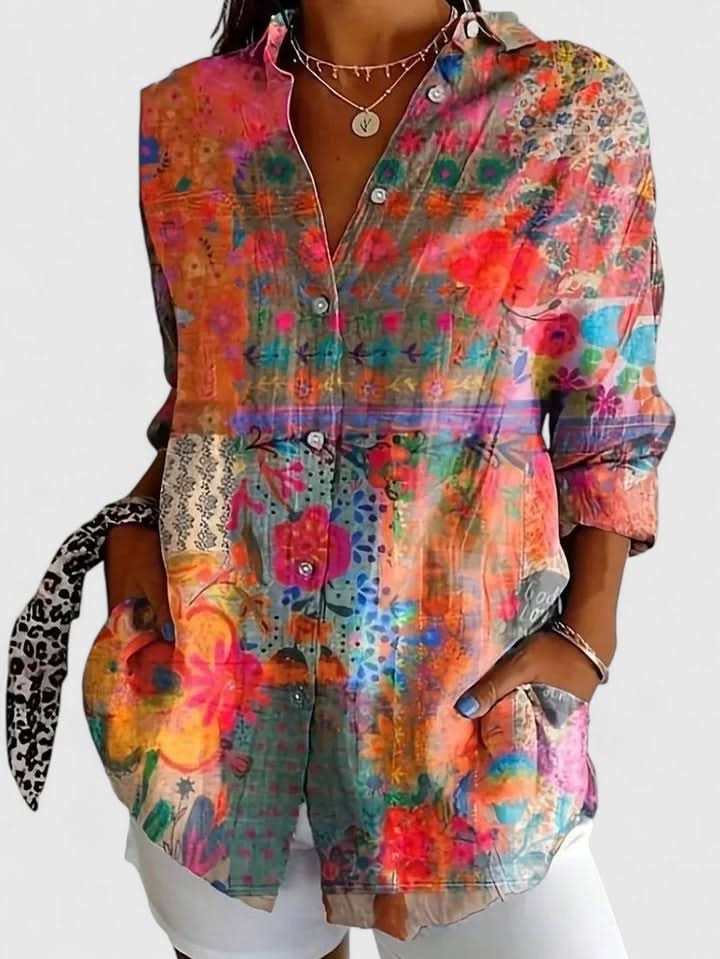 AMARA COLORBURST BLOUSE