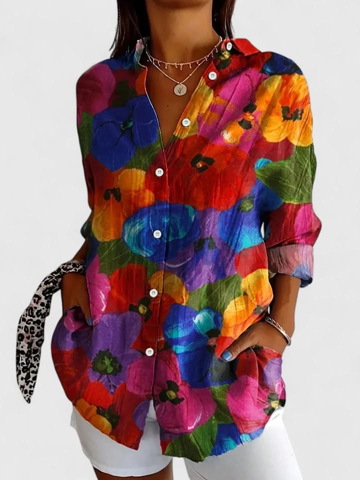 AMARA COLORBURST BLOUSE