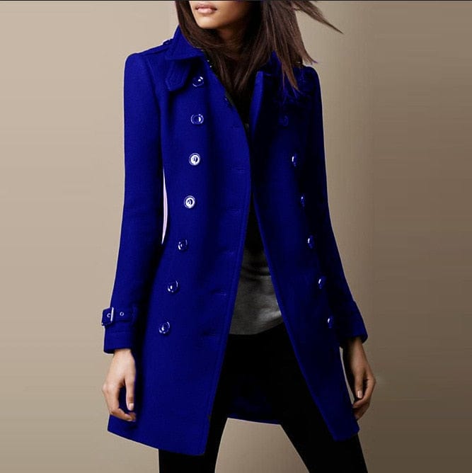 Classic Double-Breasted Trench Coat