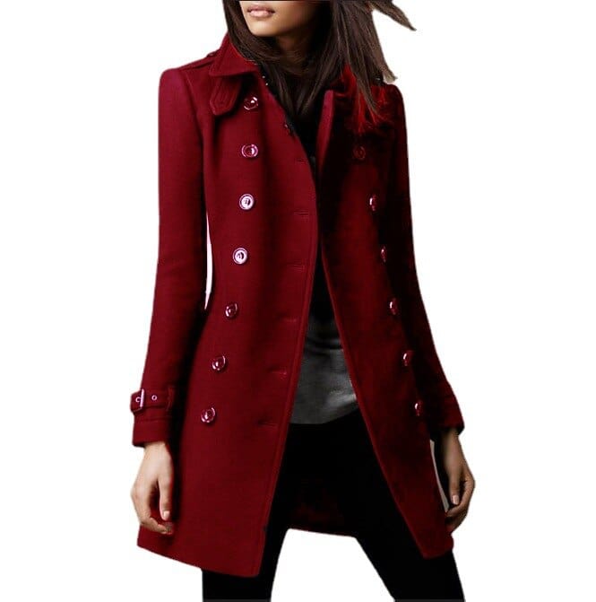 Classic Double-Breasted Trench Coat