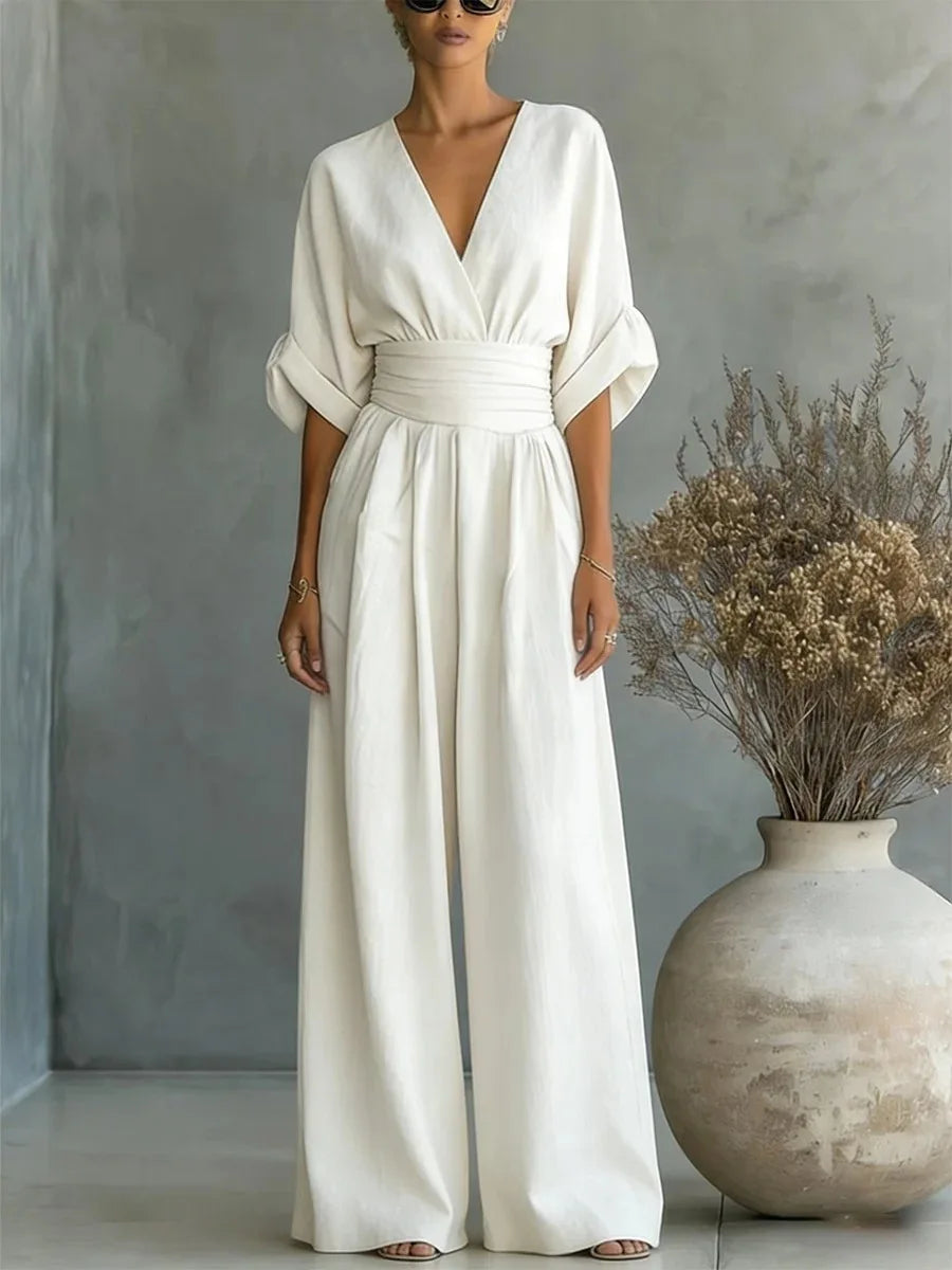 Sienna | Essential V-Neck Jumpsuit