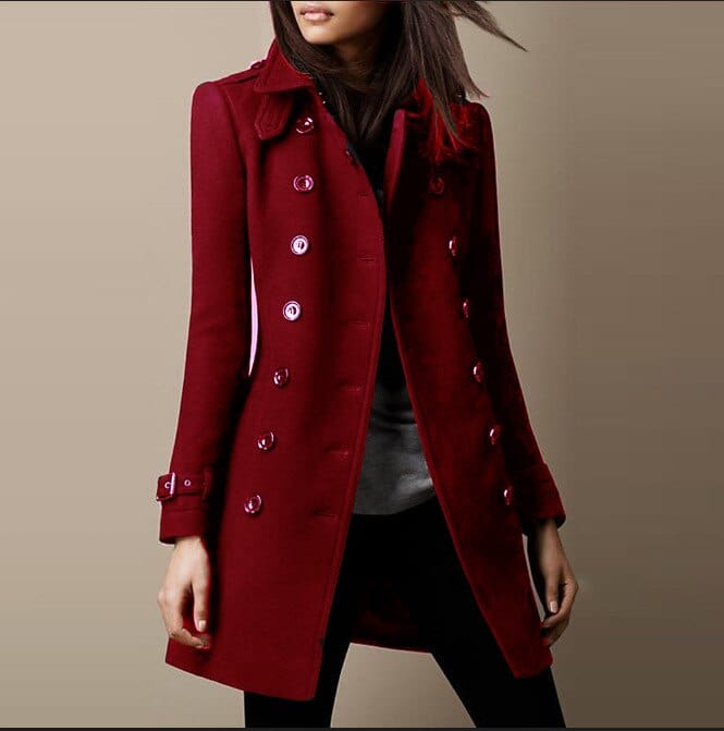 Classic Double-Breasted Trench Coat