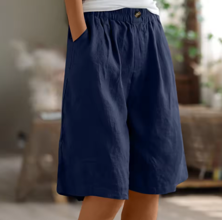 Anne | Comfortable Elasticated Waist Bermuda Shorts