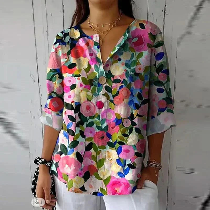 AMELIA LIGHT BLOOM BLOUSE