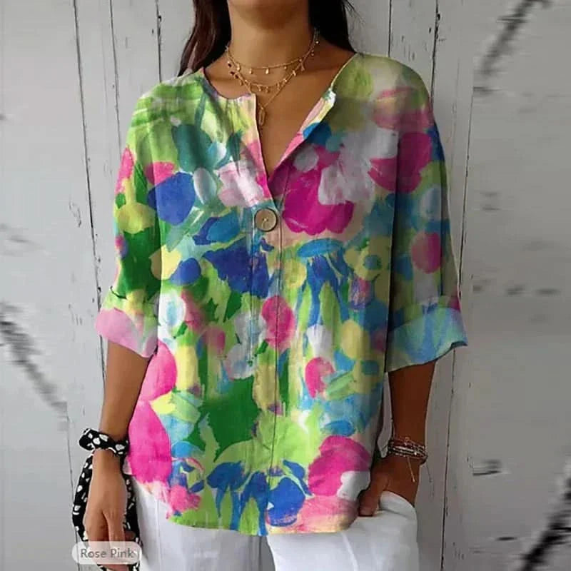 AMELIA LIGHT BLOOM BLOUSE