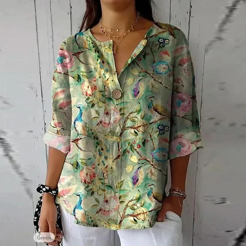 AMELIA LIGHT BLOOM BLOUSE