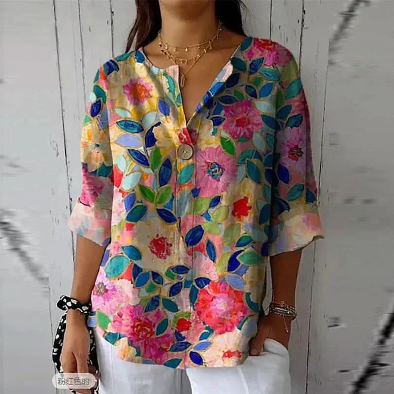 AMELIA LIGHT BLOOM BLOUSE
