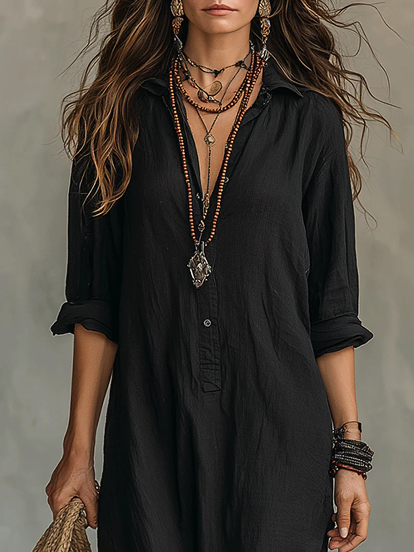 HARRIET V-NECK DRESS