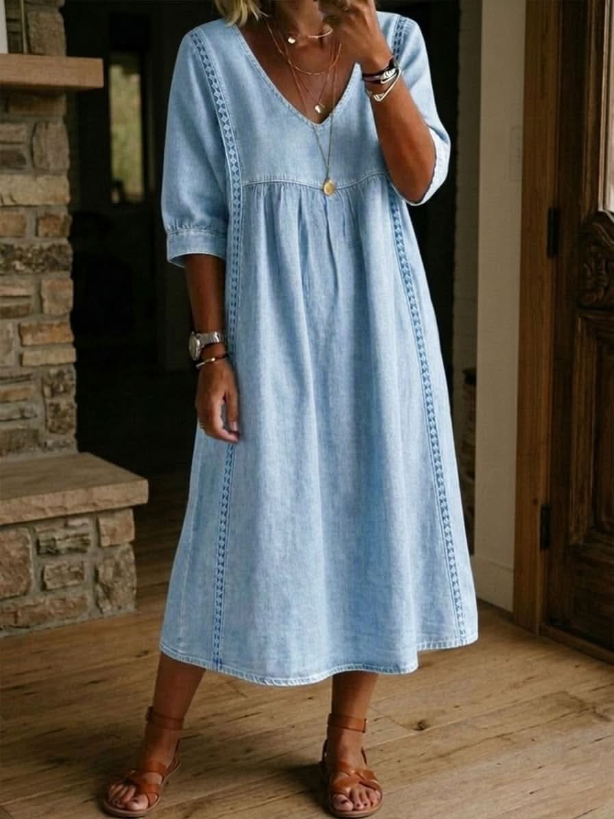 DAISY LACE TRIM DRESS