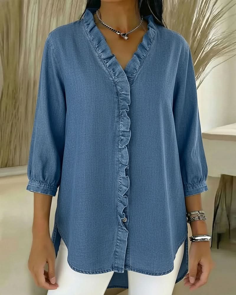 CELESTE RUFFLE TOP
