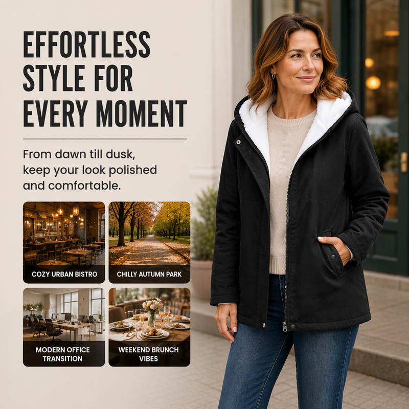 Annie | Padded Winter Jacket with Hood