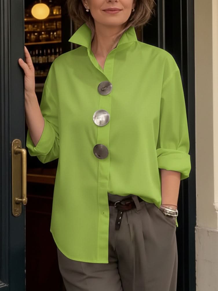 VERA ELEGANT COLLAR BLOUSE