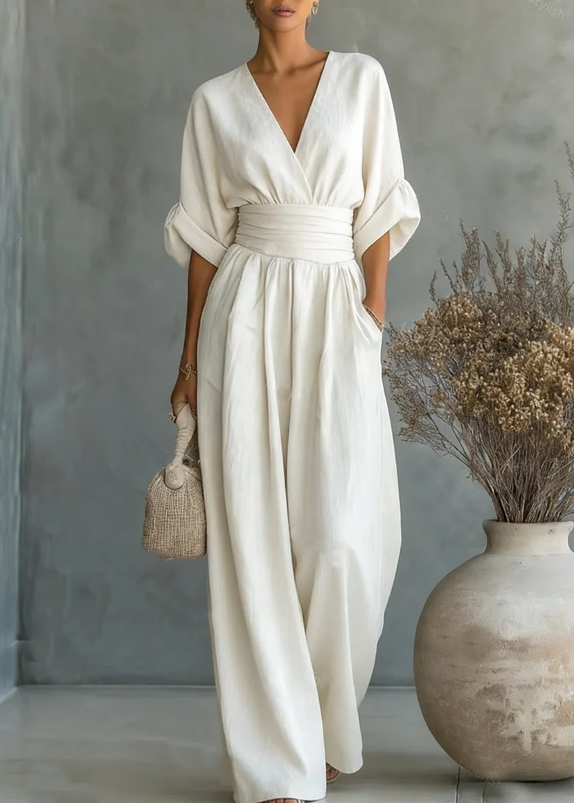 Sienna | Essential V-Neck Jumpsuit