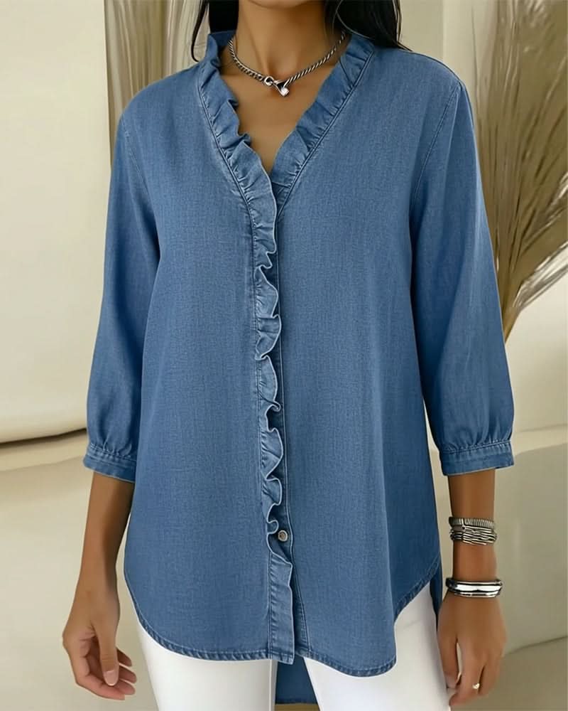 CELESTE RUFFLE TOP