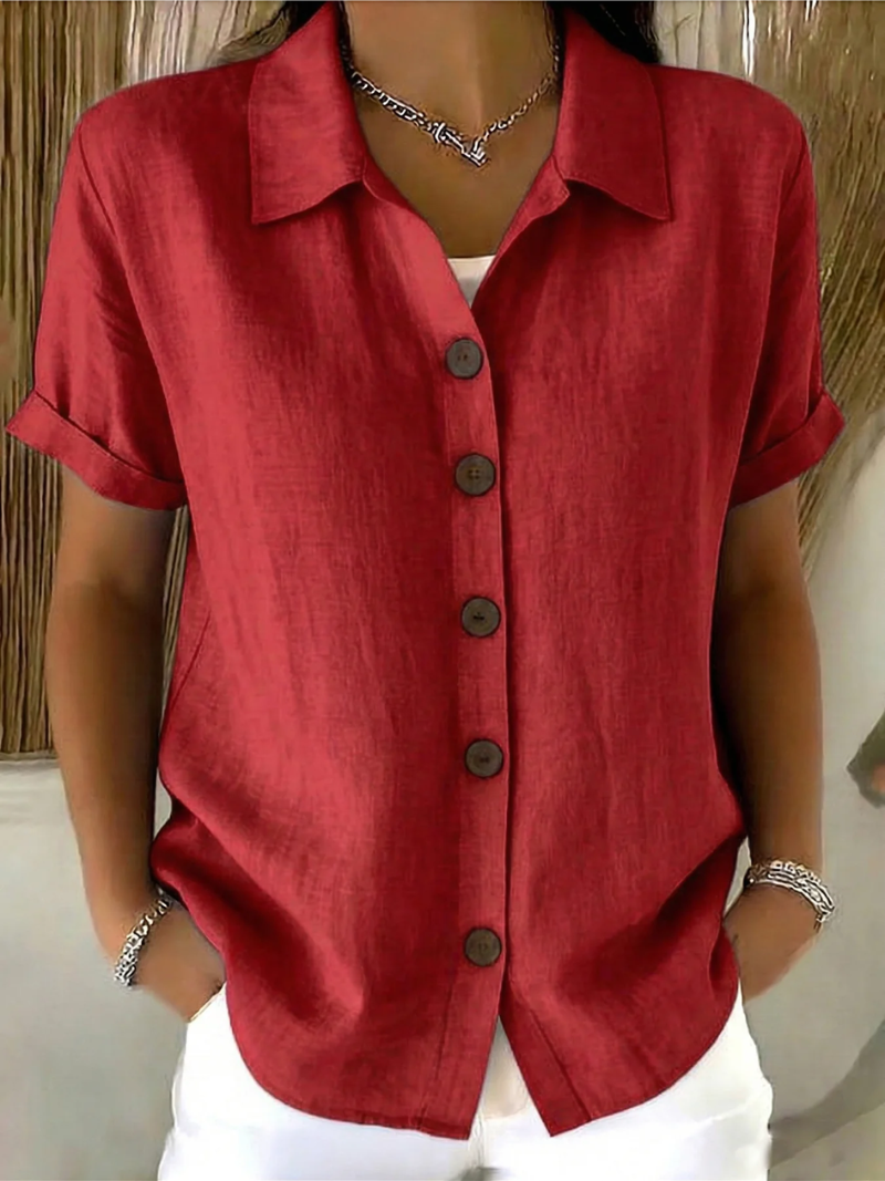 ZARA BUTTON FRONT BLOUSE