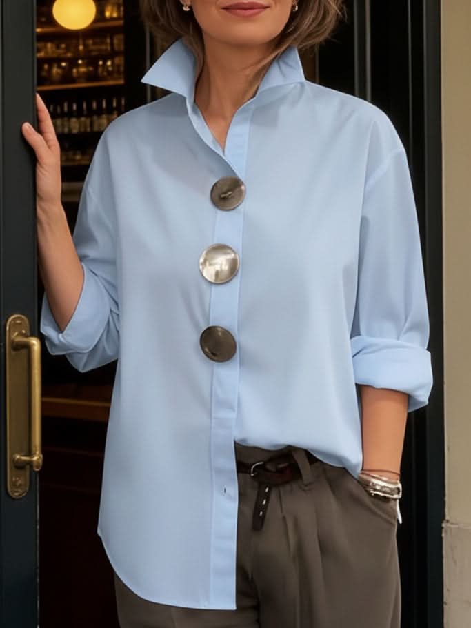 VERA ELEGANT COLLAR BLOUSE