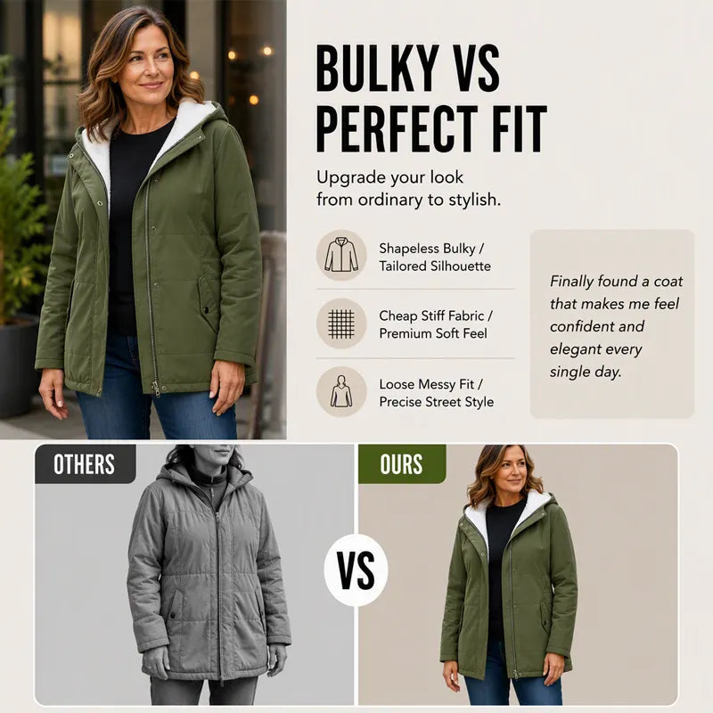 Annie | Padded Winter Jacket with Hood