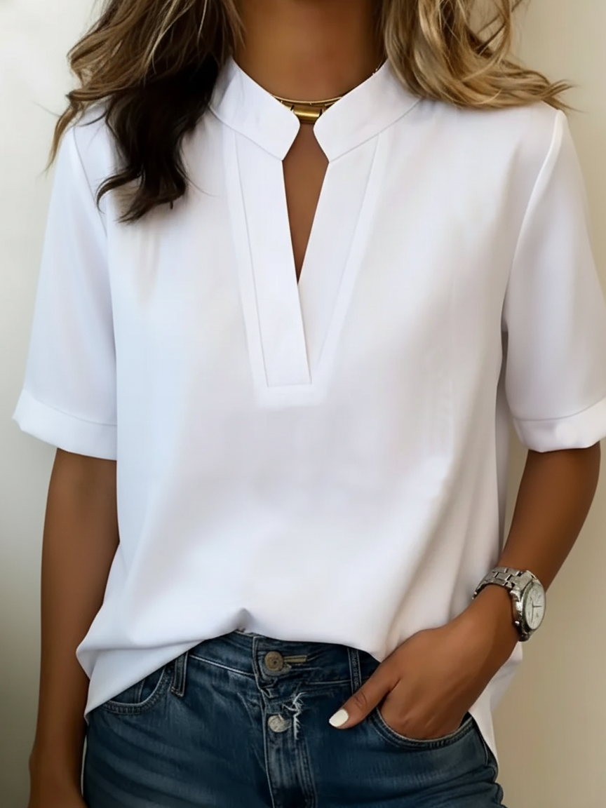 BEATRICE V-NECK BLOUSE