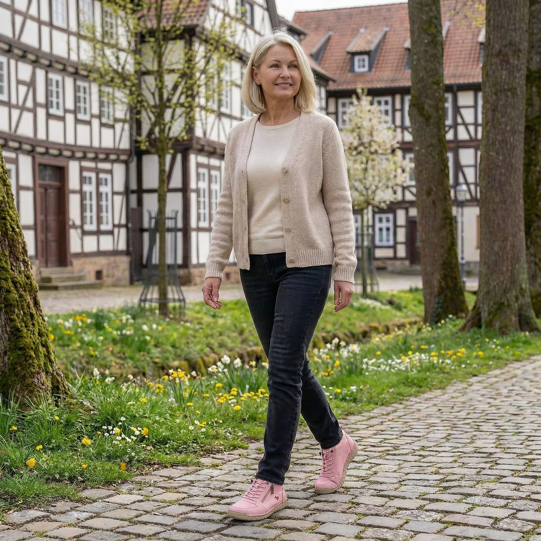 Mila — Comfortable Trainers with side zip