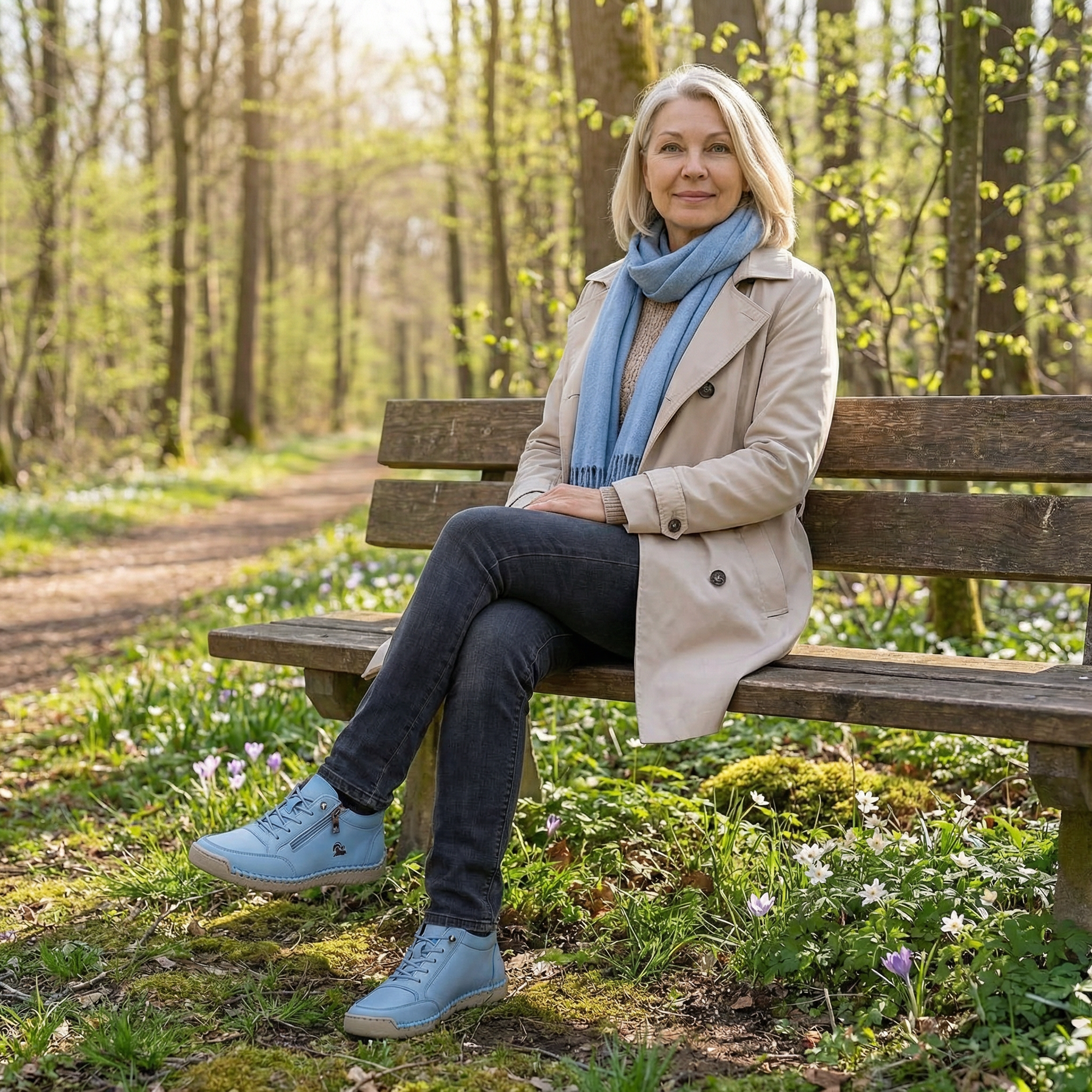 Mila — Comfortable Trainers with side zip