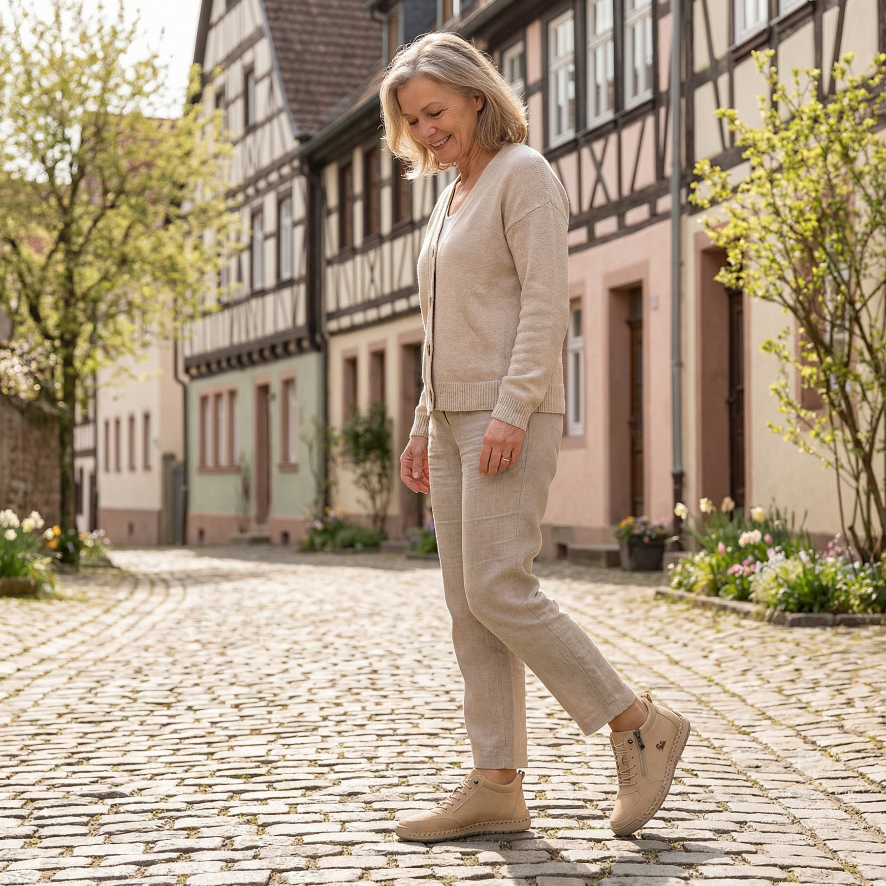 Mila — Comfortable Trainers with side zip