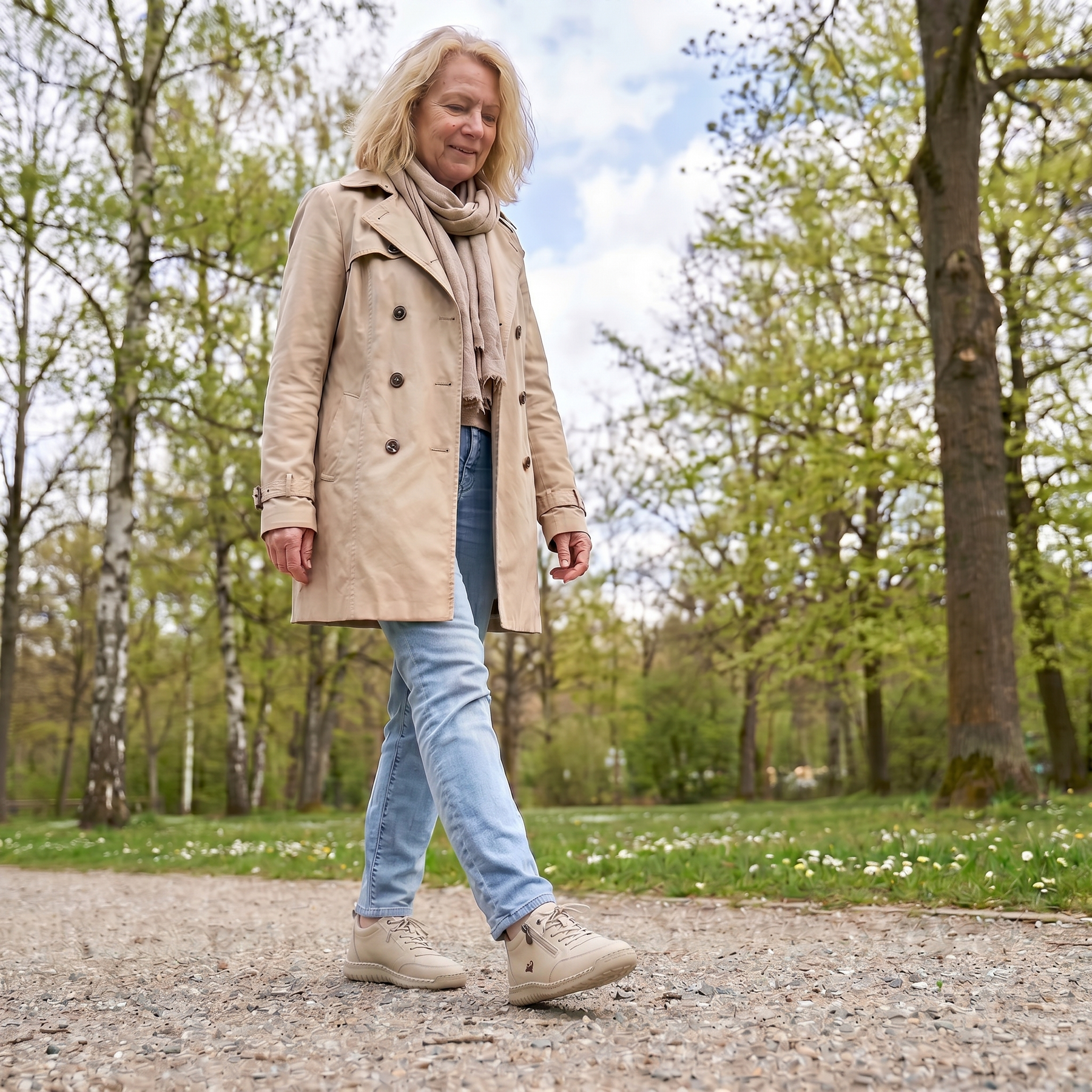 Mila — Comfortable Trainers with side zip