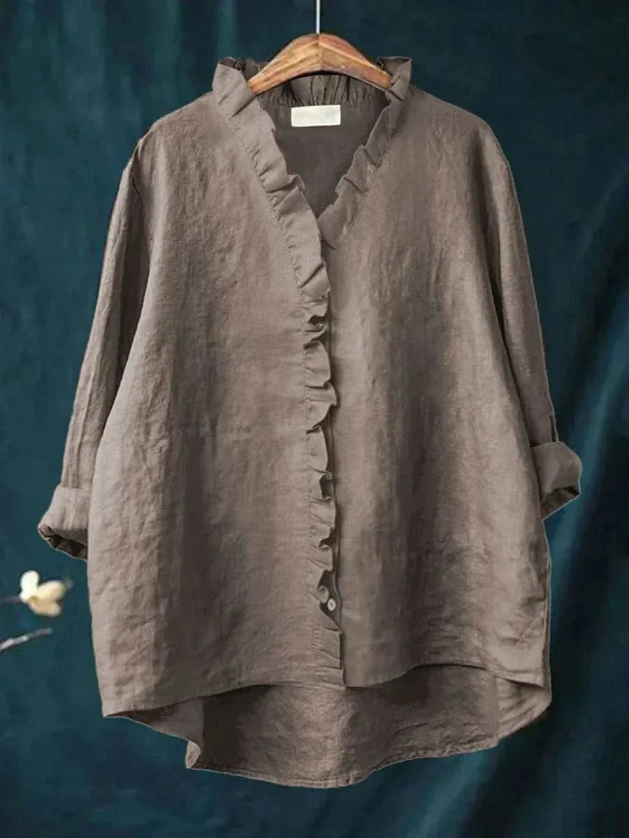 ELINE LINEN BLOUSE