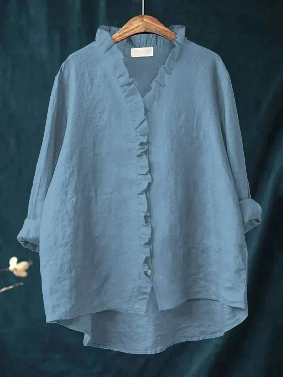 ELINE LINEN BLOUSE