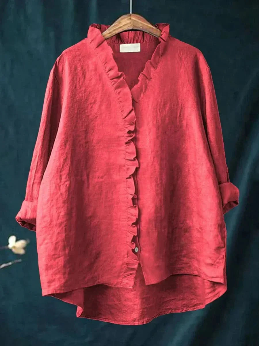 ELINE LINEN BLOUSE