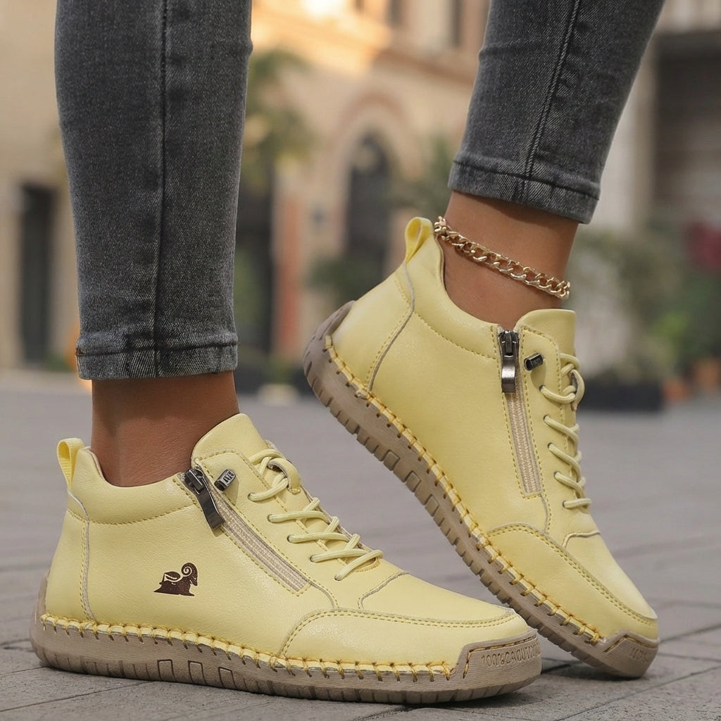 Mila — Comfortable Trainers with side zip