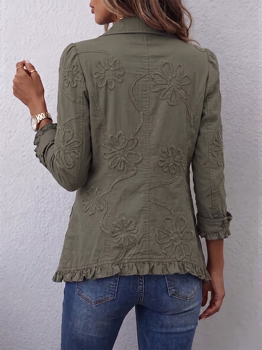 Yara | Elegant Floral Jacket