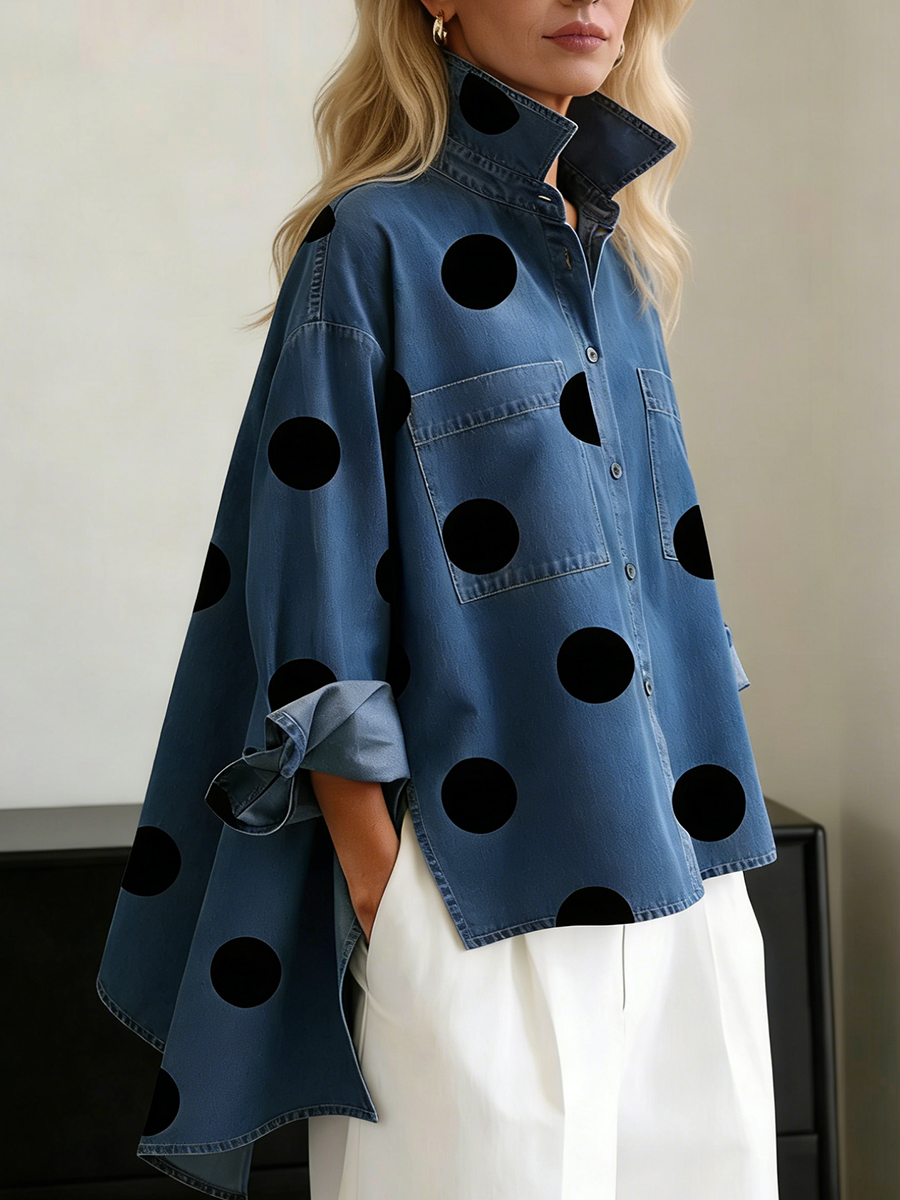 Zara | Polka Dot Overshirt