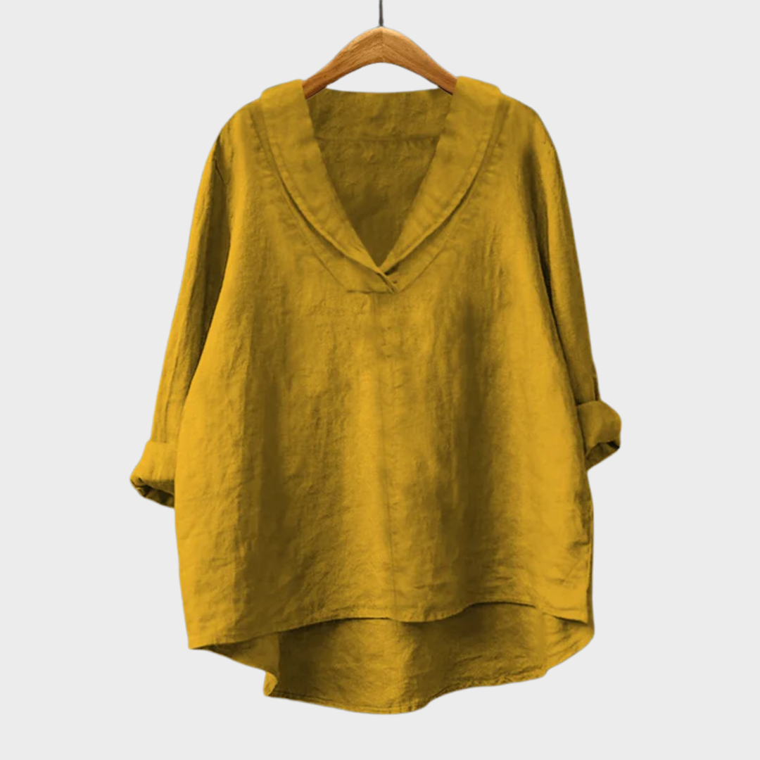 Theresa | Relaxed V-Neck Blouse