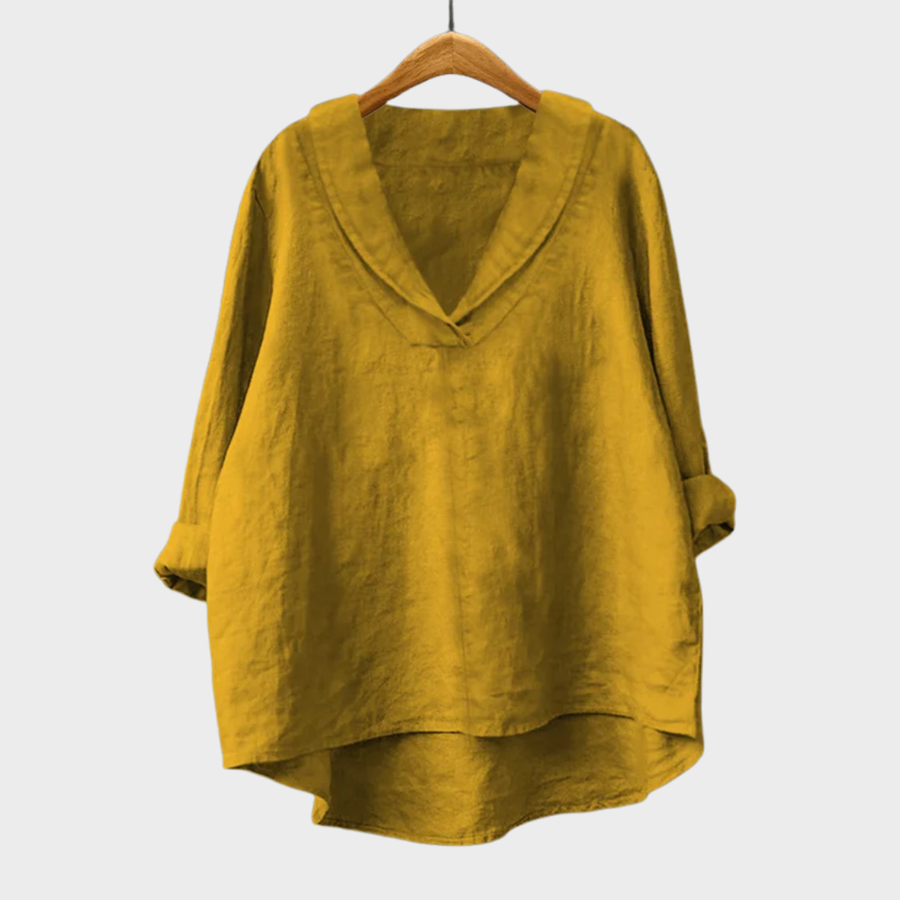 Theresa | Relaxed V-Neck Blouse