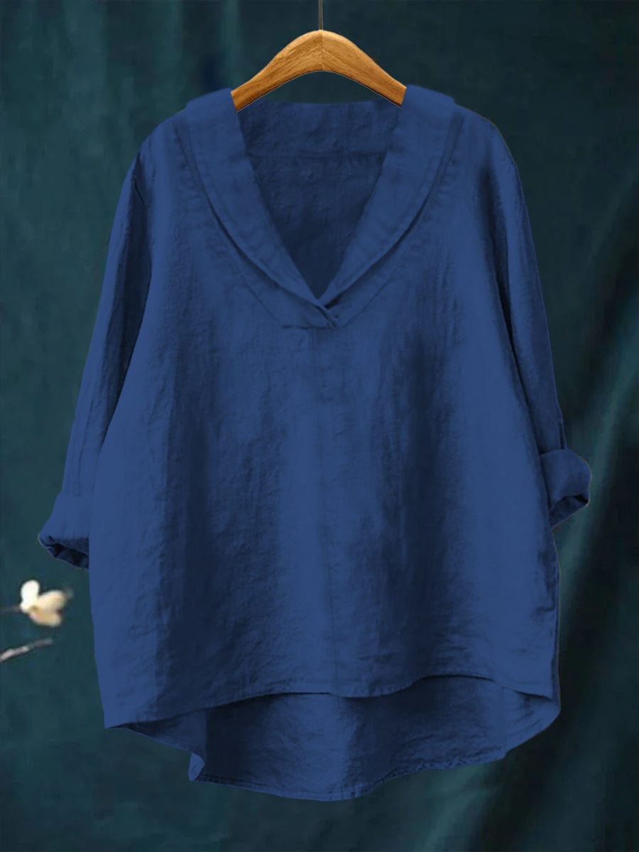 Theresa | Relaxed V-Neck Blouse