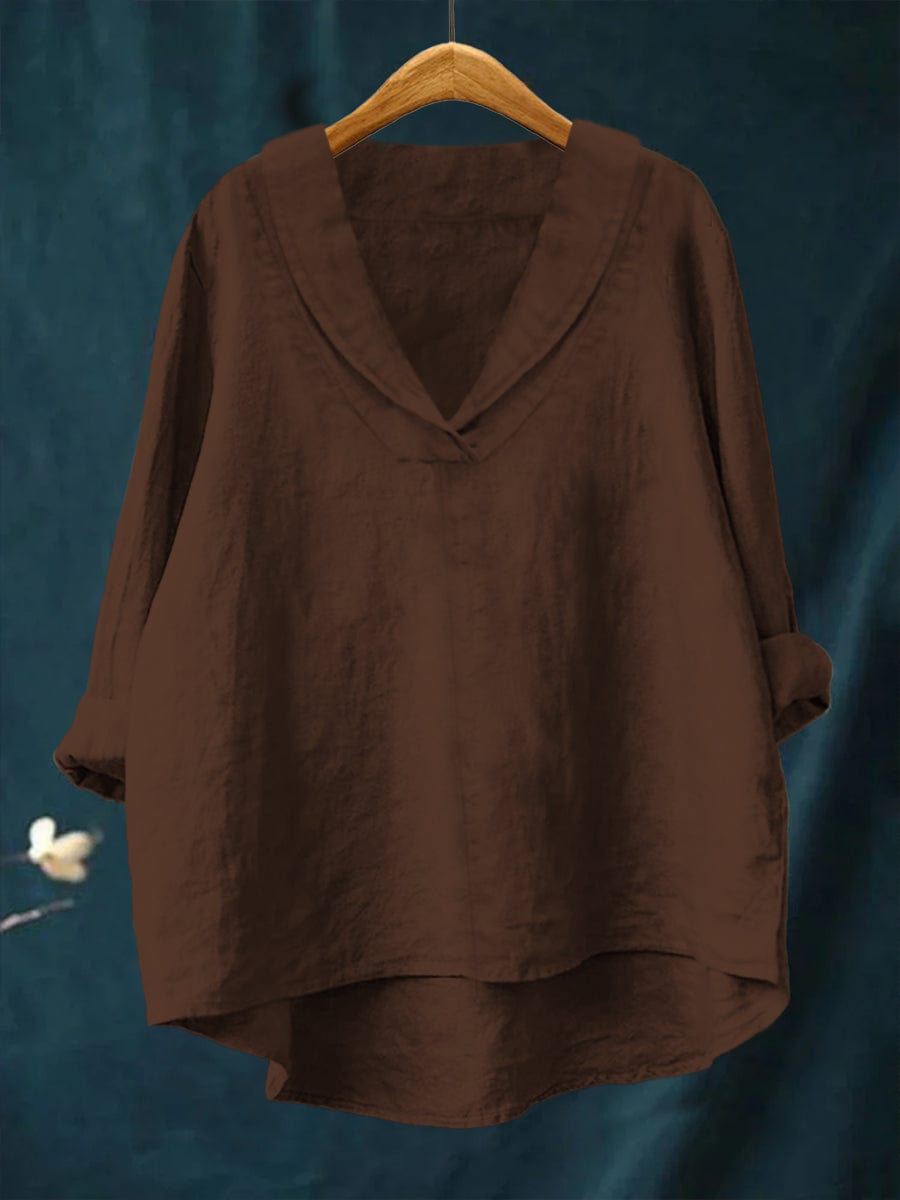 Theresa | Relaxed V-Neck Blouse