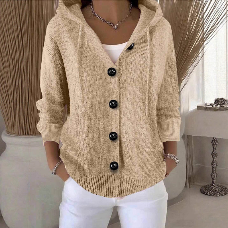 Hailey | Long-Sleeve Solid-Colour Cardigan