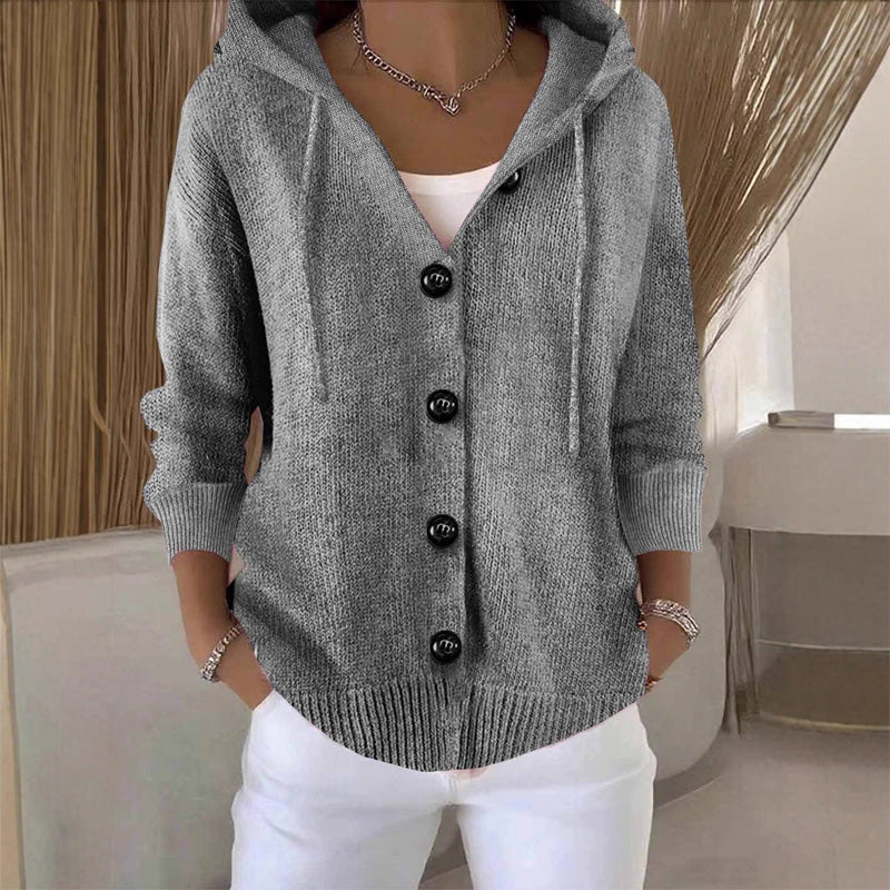 Hailey | Long-Sleeve Solid-Colour Cardigan
