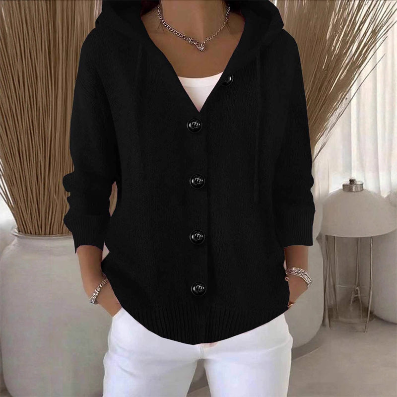 Hailey | Long-Sleeve Solid-Colour Cardigan