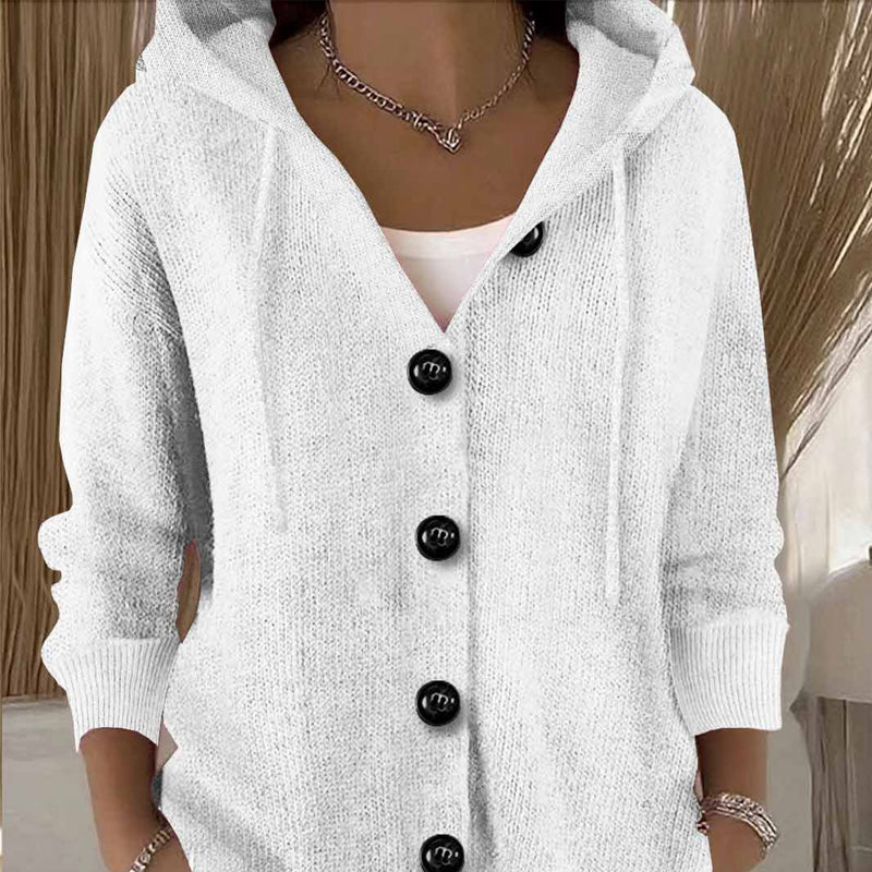 Hailey | Long-Sleeve Solid-Colour Cardigan