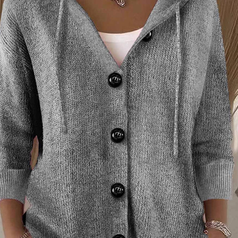 Hailey | Long-Sleeve Solid-Colour Cardigan