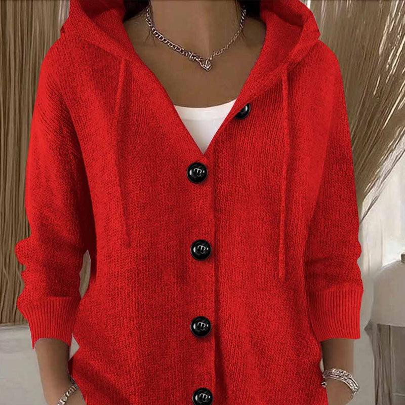 Hailey | Long-Sleeve Solid-Colour Cardigan