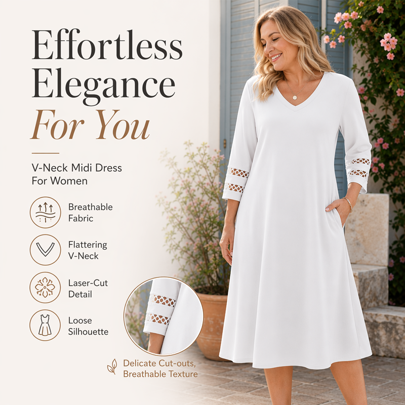 Mila Relaxed Midi Dress