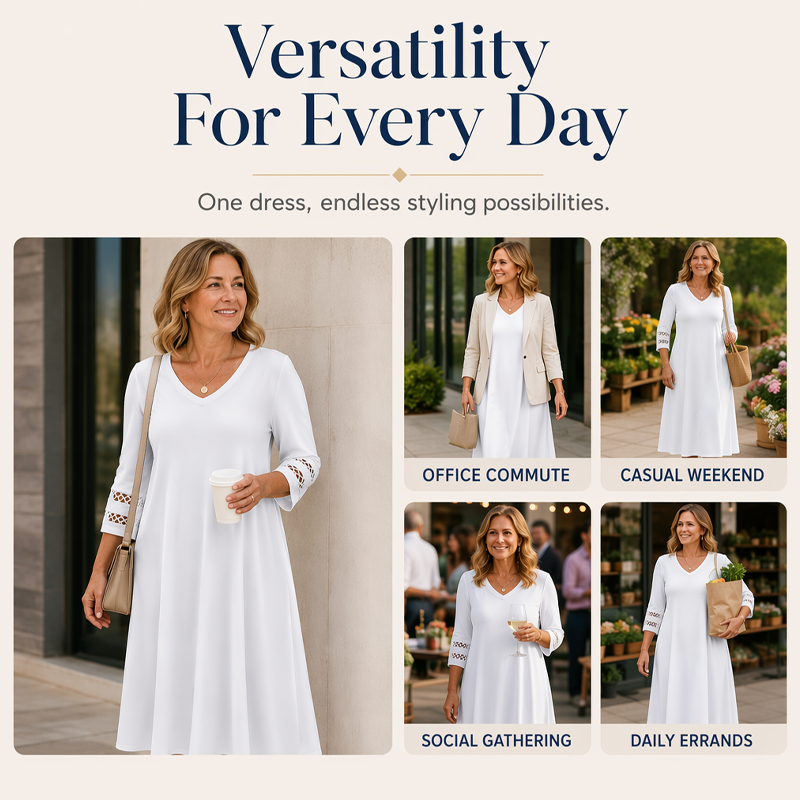 Mila Relaxed Midi Dress