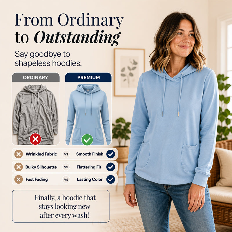 Casual Hoodie with Drawstring & Pockets