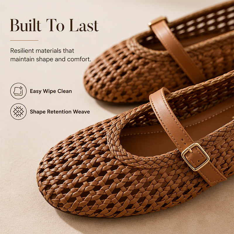 Knitted Mary Jane Shoes - Ultra-Flexible