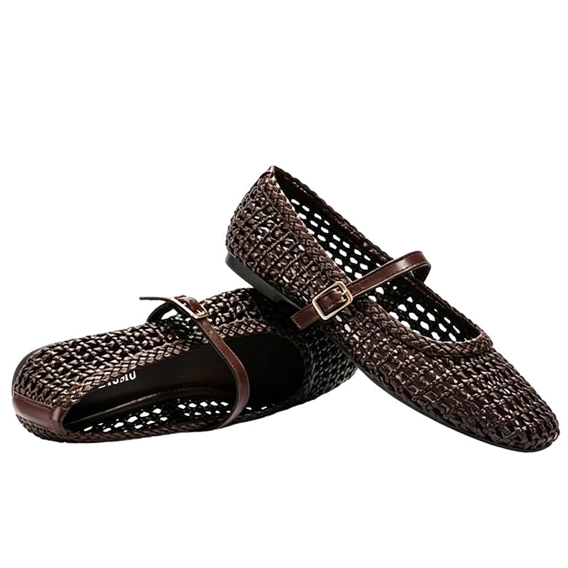 Knitted Mary Jane Shoes - Ultra-Flexible