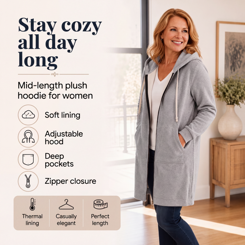 Lily  | Zip-Up Fleece Hoodies