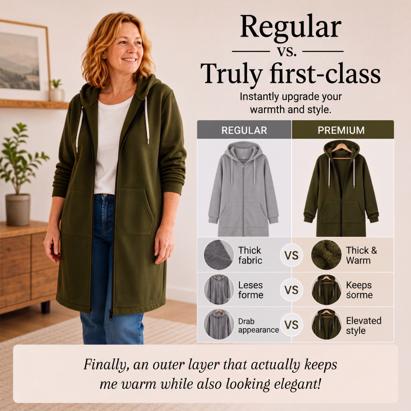 Lily  | Zip-Up Fleece Hoodies