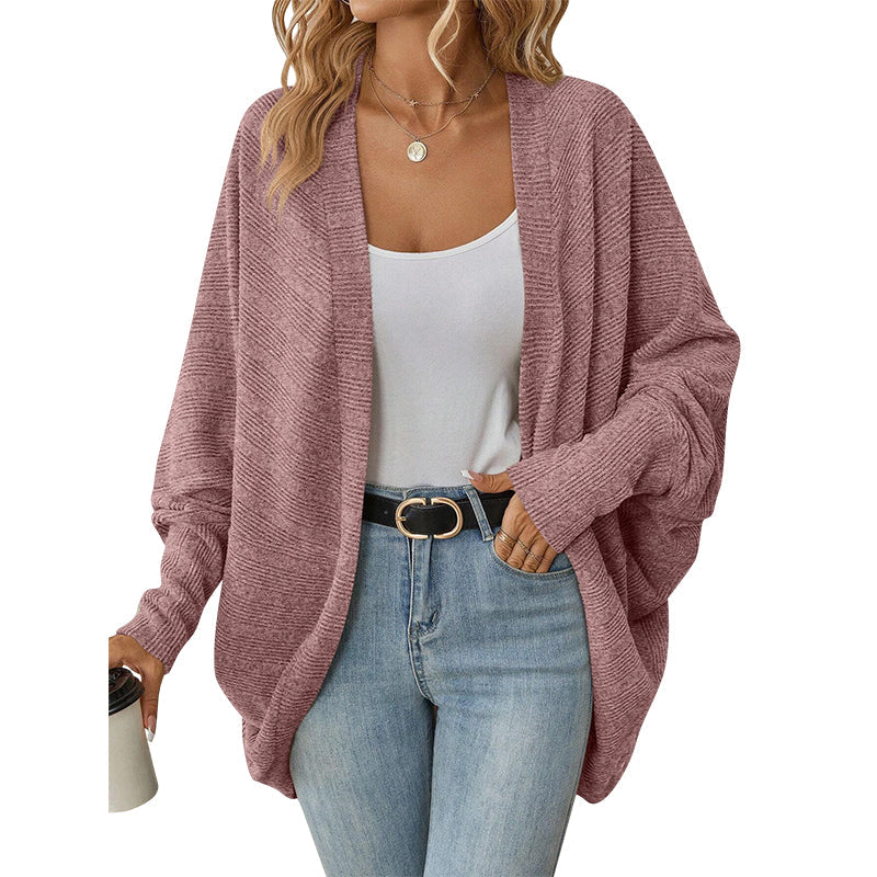 Loose Batwing Knit Cardigan